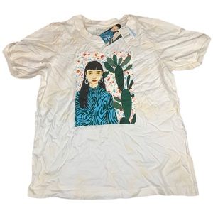 NWT Bijou Karman Crewneck Short Sleeve Tee